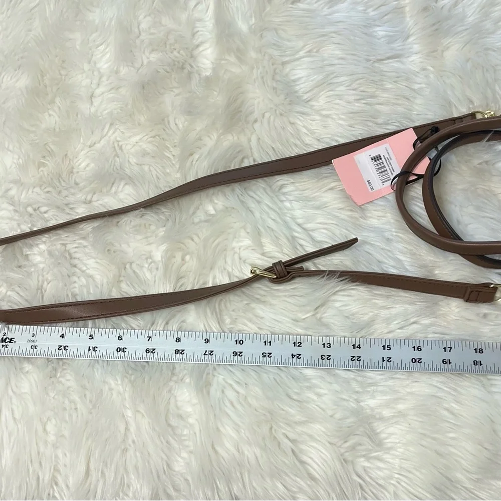Juicy Couture‎ Brown Chestnut Chino and Tan Modern Chic Satchel Handbag
